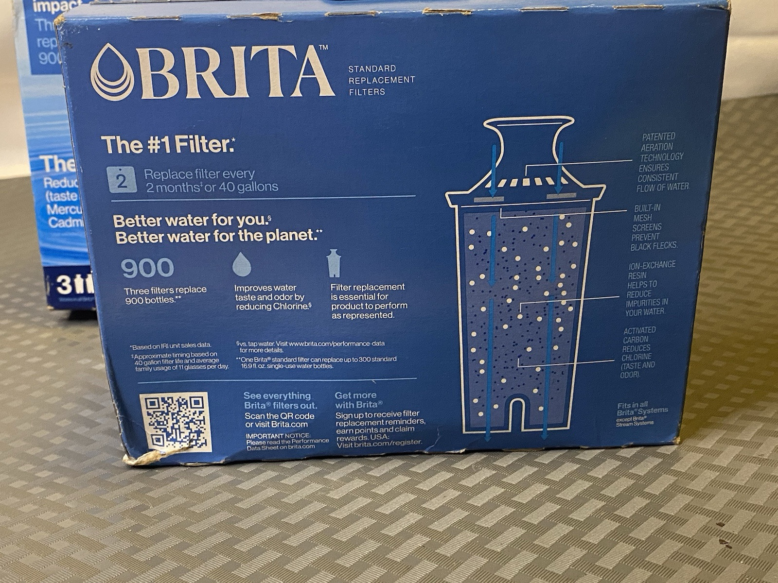 TWO 3 PACKS BRITA FILTERS, MADE IN CANADA