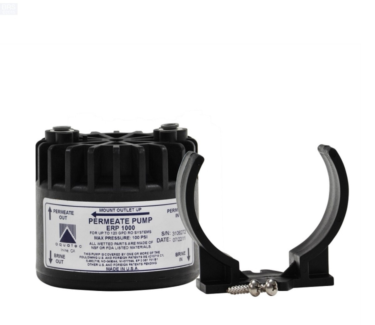 Permeate Pump – ERP 500 for Reverse Osmosis Water Filter Systems | Reduce RO Was