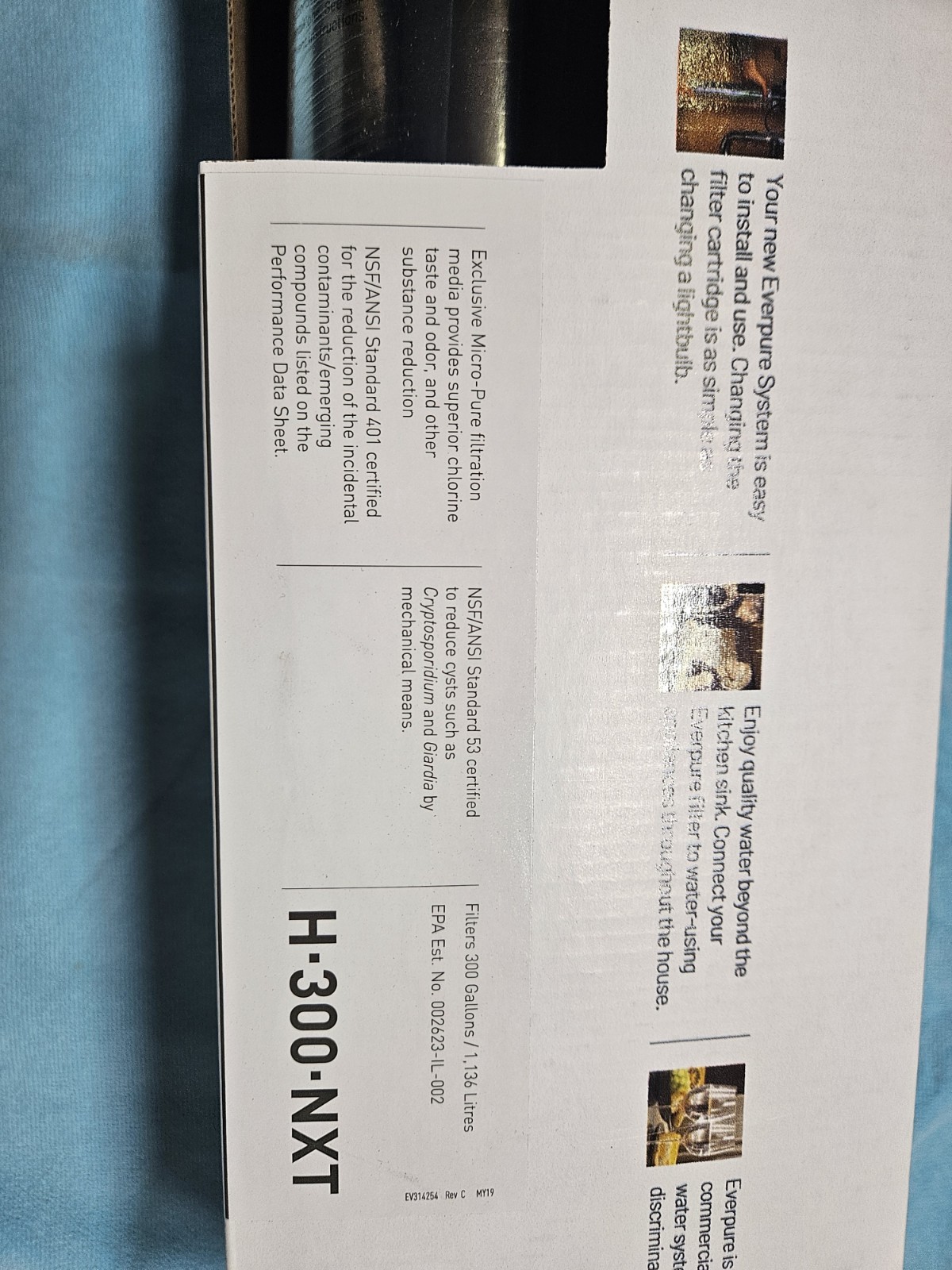 Pentair Everpure Drinking Water System H-300-NXT -300 Gallons New