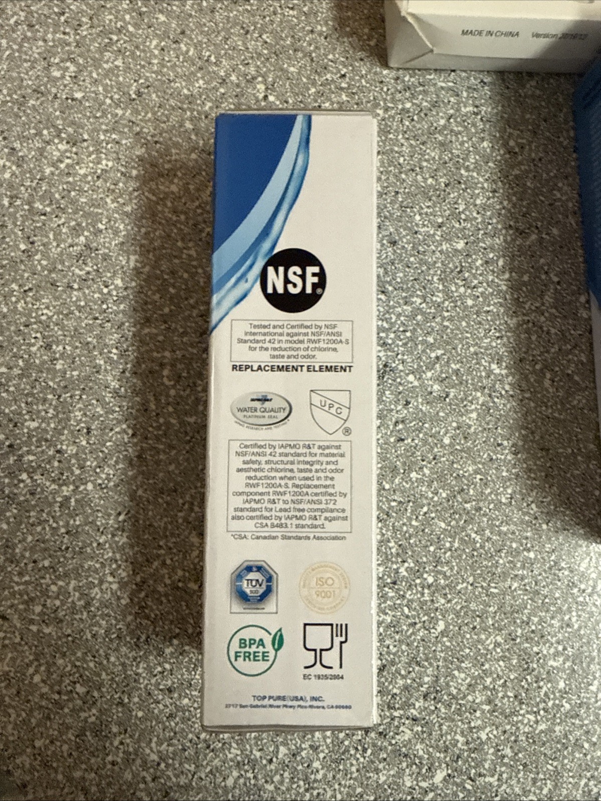 ICEPURE RWF4700AC Replacement Water Filters With Air Filter 2 pack New, #42