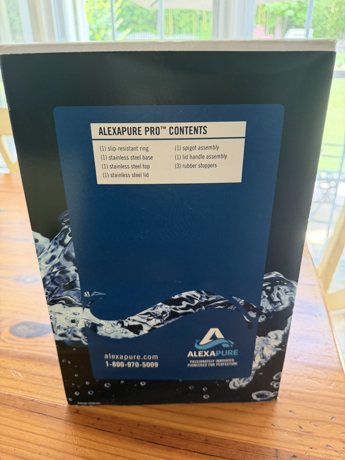 BRAND NEW Alexapure Pro Stainless Steel Water Filtration System Gravity Fed