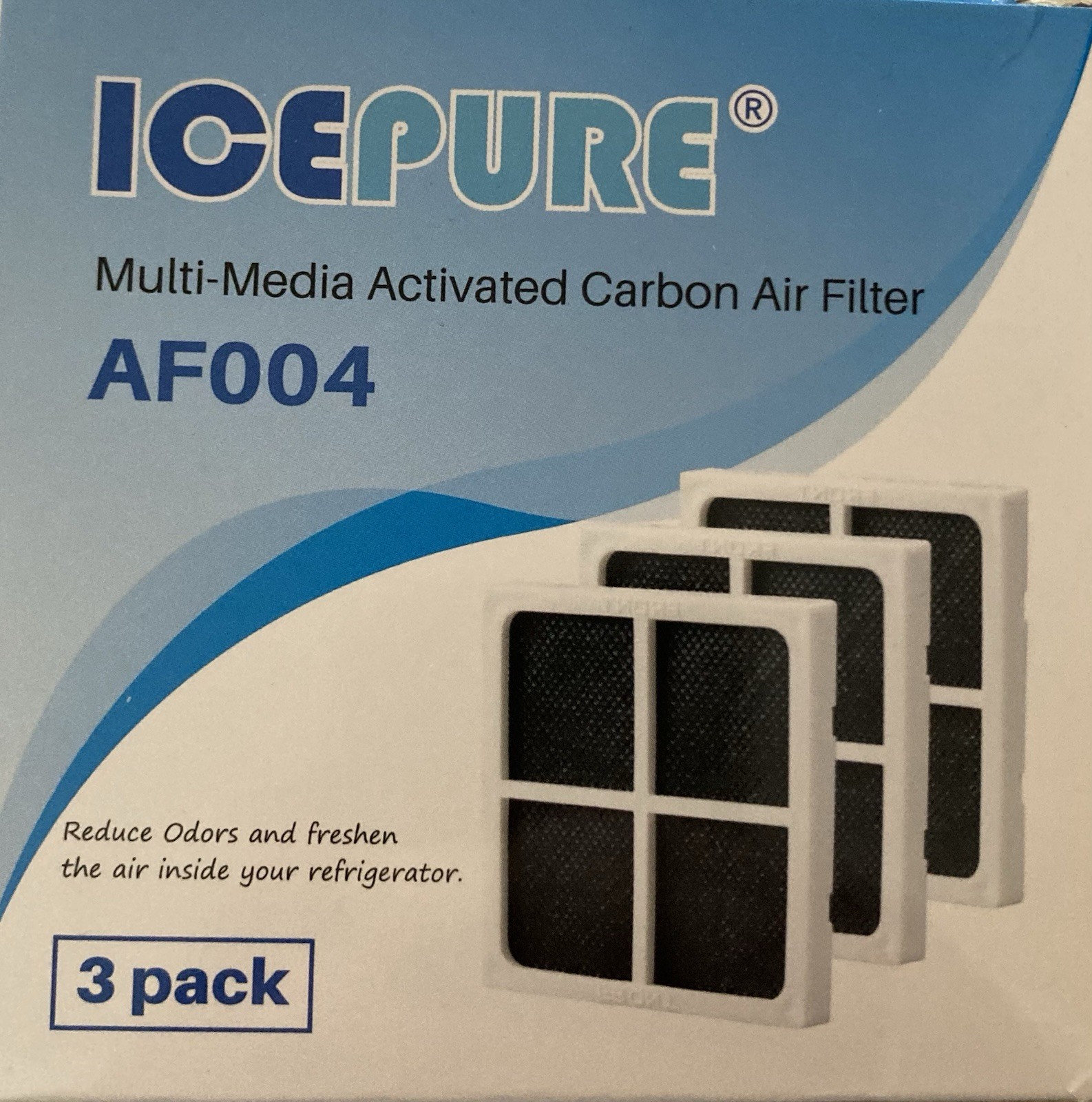 3 IcePure Refrigerator Water Filter Brand New & 2 IcePure Air Filters & 2 FP AF