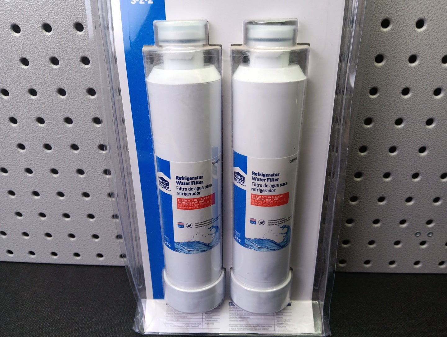 Project Source 3846784 S-2-2 Fridge Water Filter Samsung HAF-CINS 2 Pack (bn)