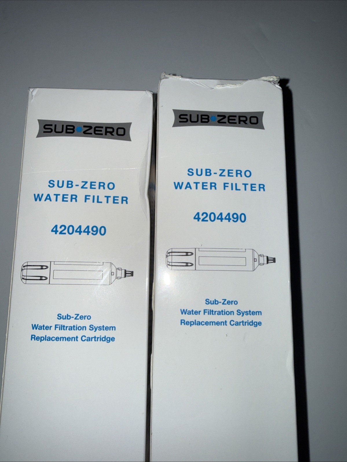 2 Packs SUB-ZERO 4204490 Refrigerator Water Filter New Sealed In Box