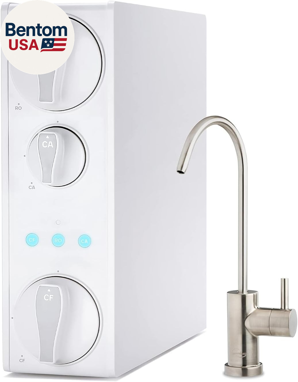 RO500AK-BN Reverse Osmosis Water Filter, NSF 58 Certified, 500 GPD Tankless unde