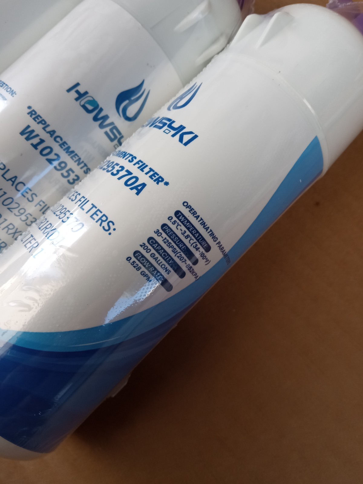 4 Pck Fridge Filter – EDR1RXD1, W10295370A, Filter 1, 46-9081, 46-9930, KAD1RXD1