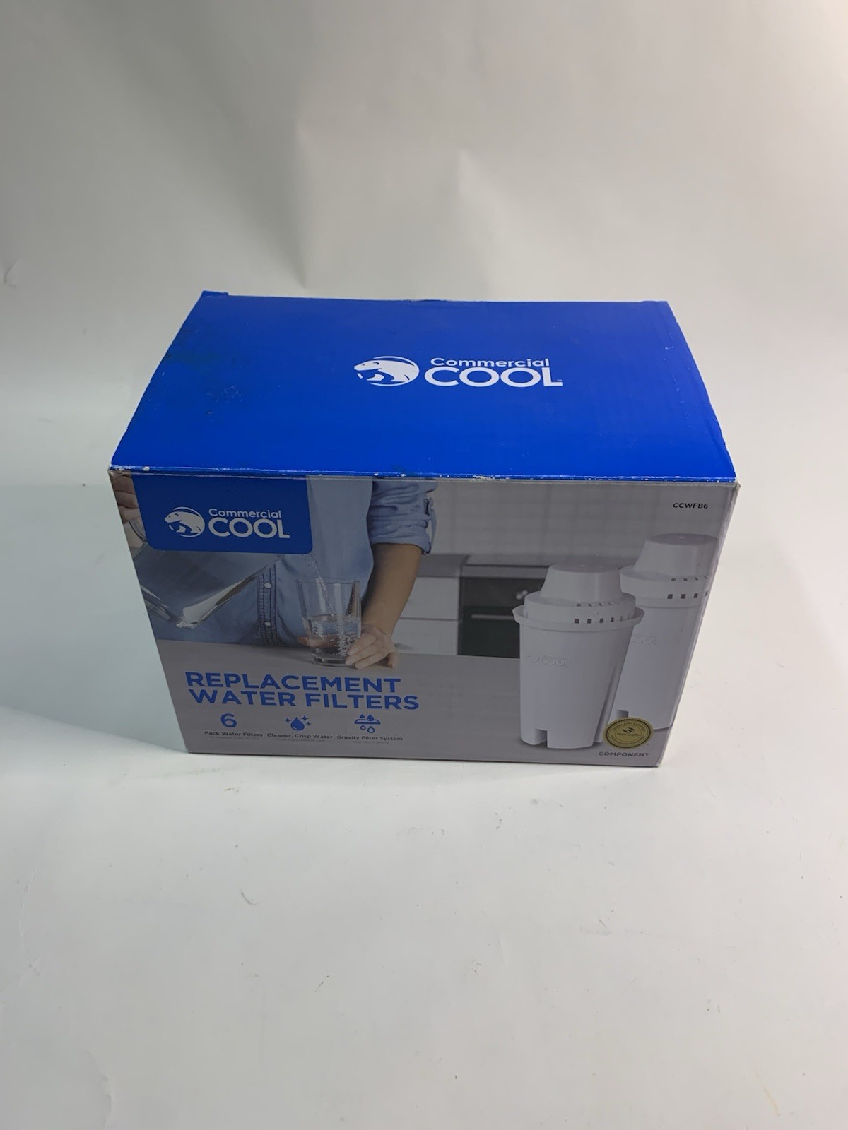 Commercial Cool CCWFB6 Replacement Water Filter Open Box 6 Pack