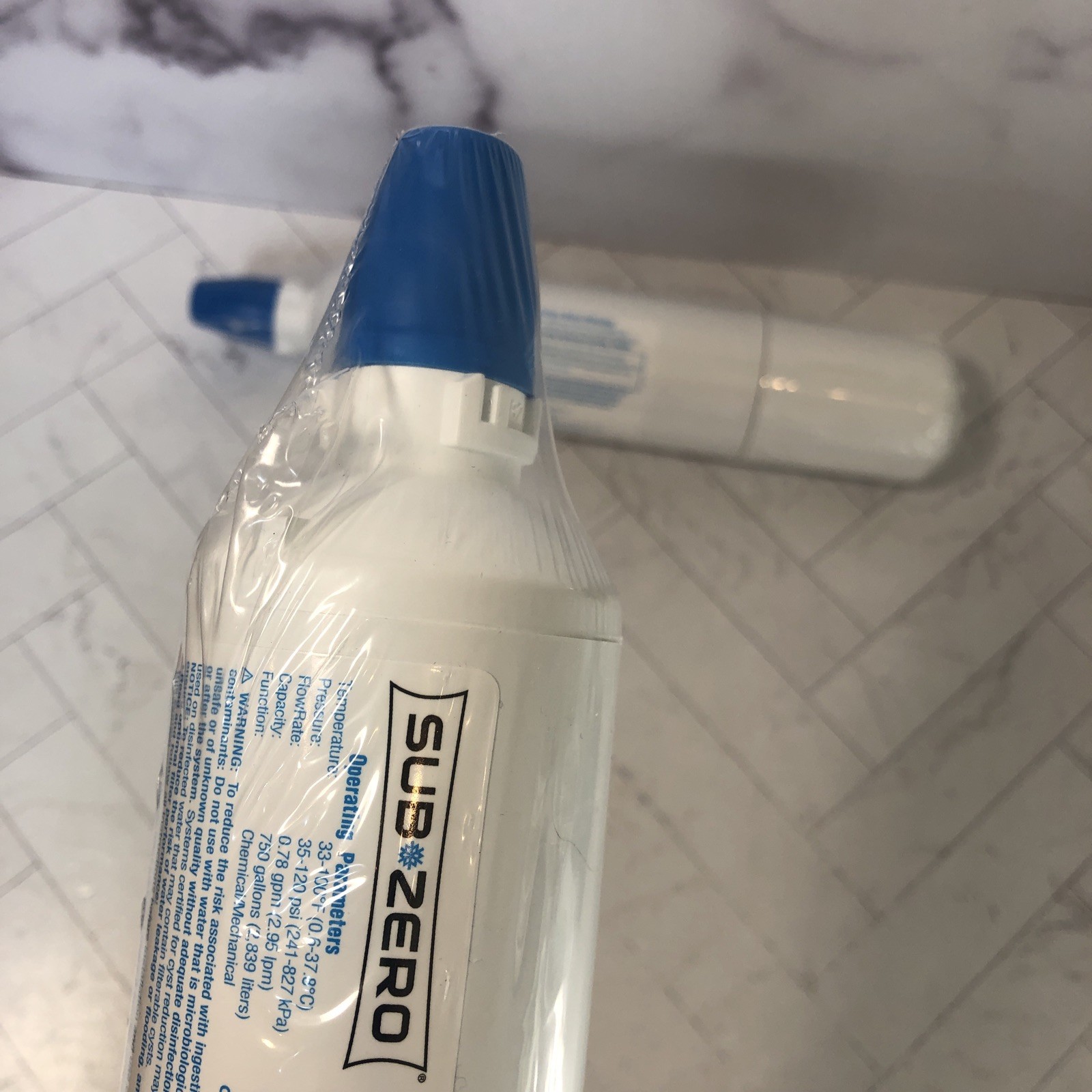 Sub-Zero 4204490 4290510 Refrigerator Water Filter Cartridge x2 Genuine OEM