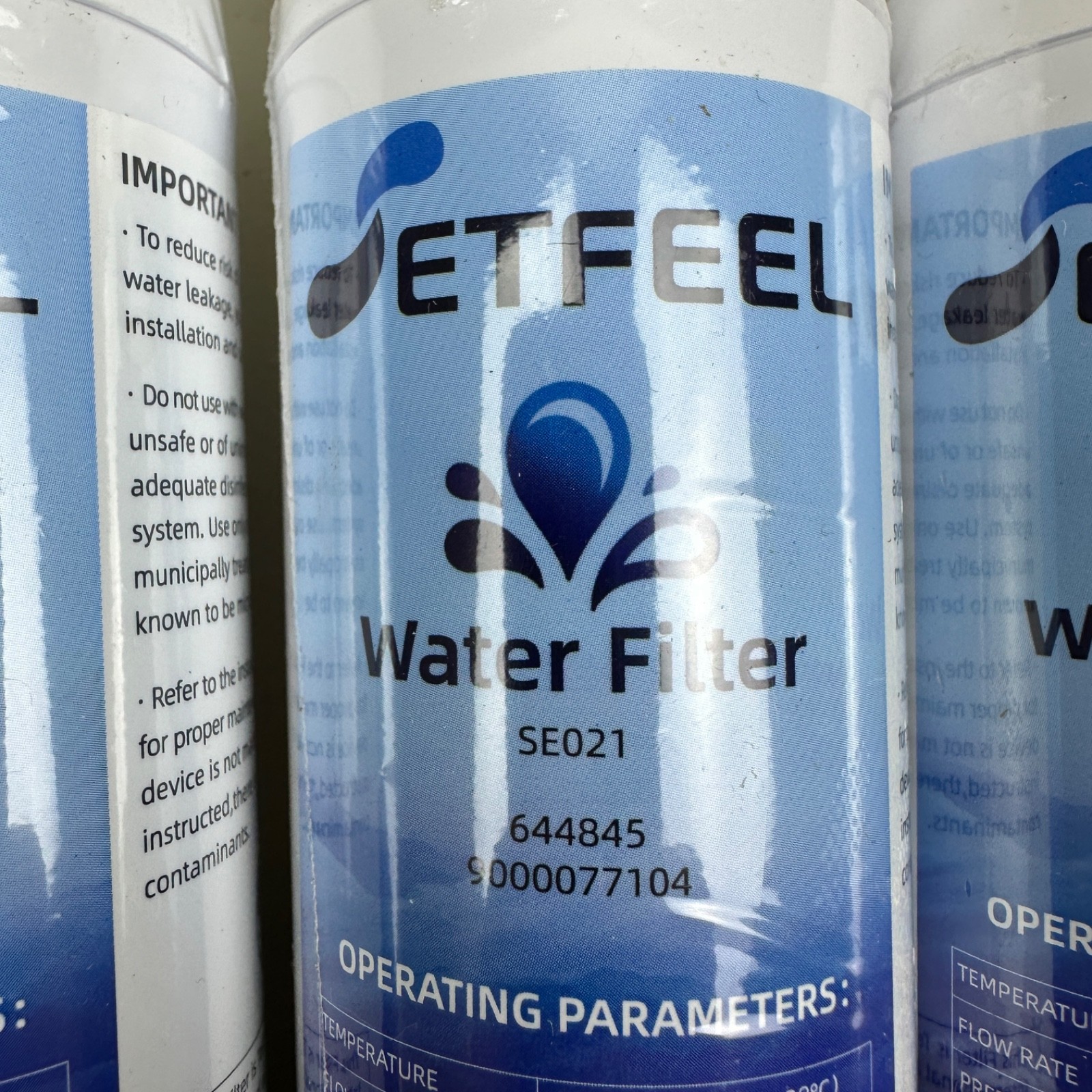 3 PACK SETFEEL SE021 Replacement for Bosch Thermador Ultra-Clarity Water Filter