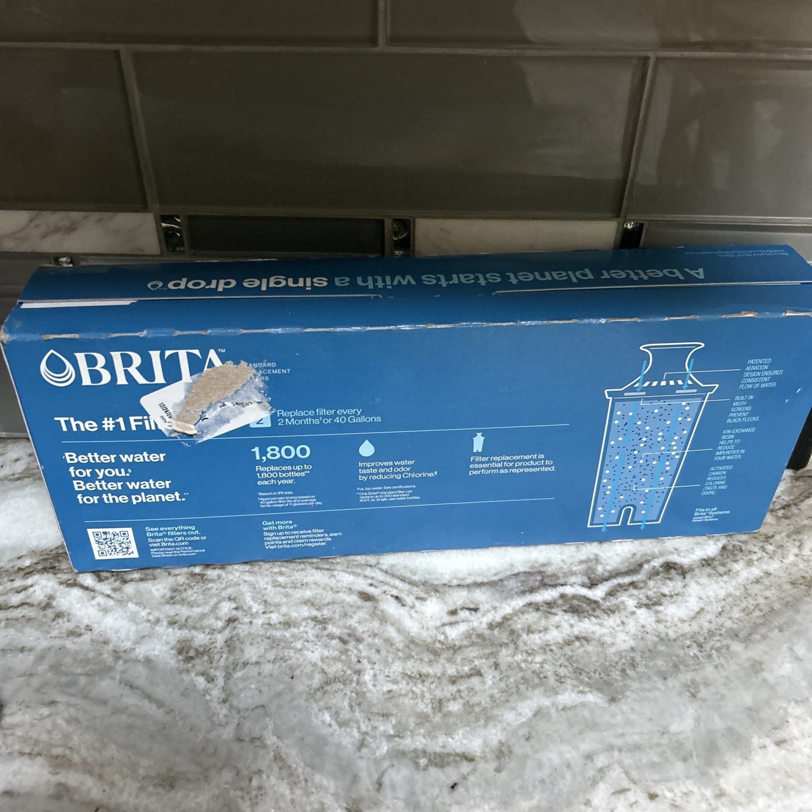 Brita Standard Water Filter Replacement Filters for Pitchers and Dispensers 6 PK