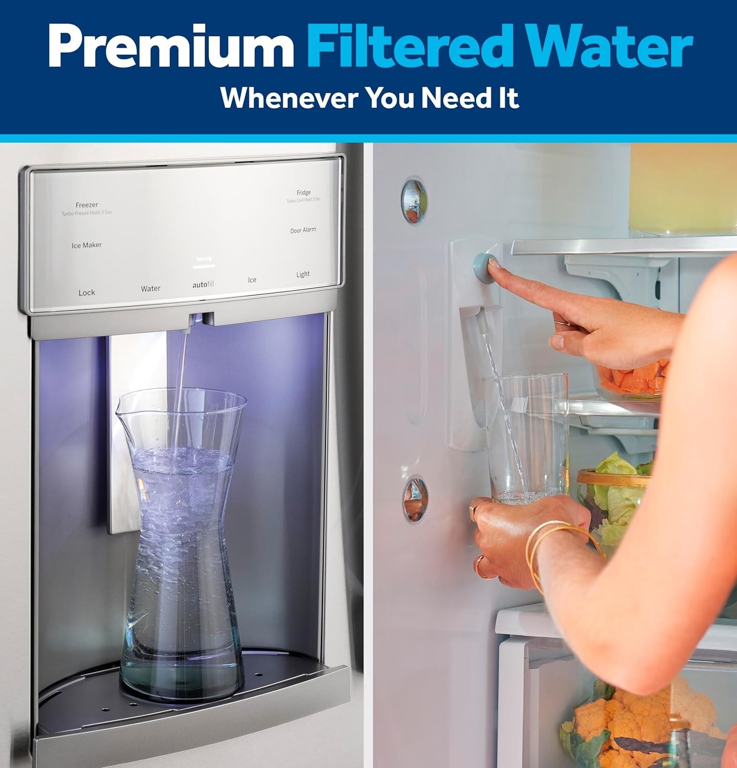 GE RPWFE Refrigerator Water Filter Genuine Replacement Lead Reduction (2-Pack)