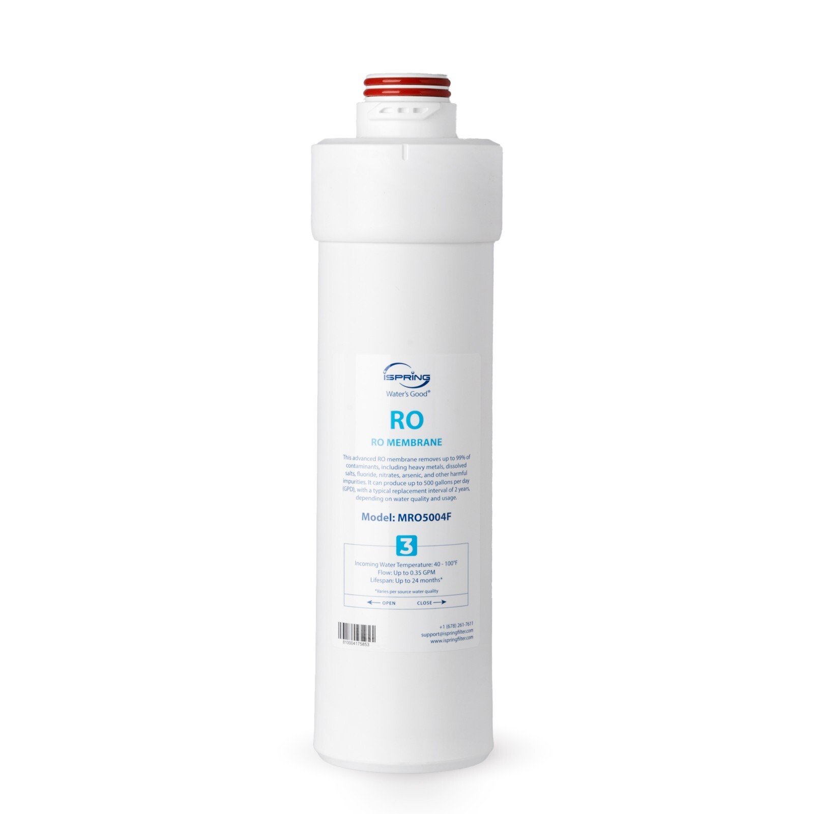 iSpring MRO5004F 3rd-Stage 500 GPD RO Membrane