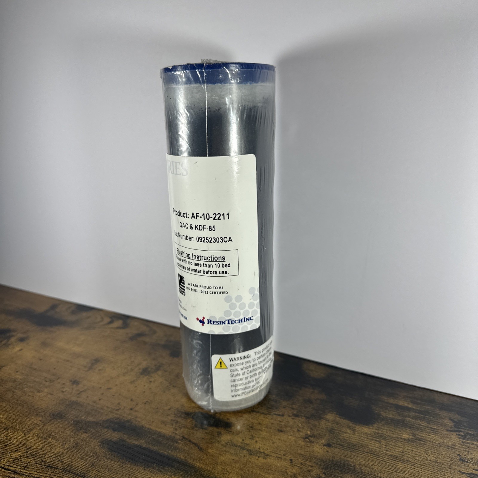 Aries GAC/KDF-85 (1lb) Filter Cartridge 10″ ( AF-10-2211 ) 2.5″x10″Clear