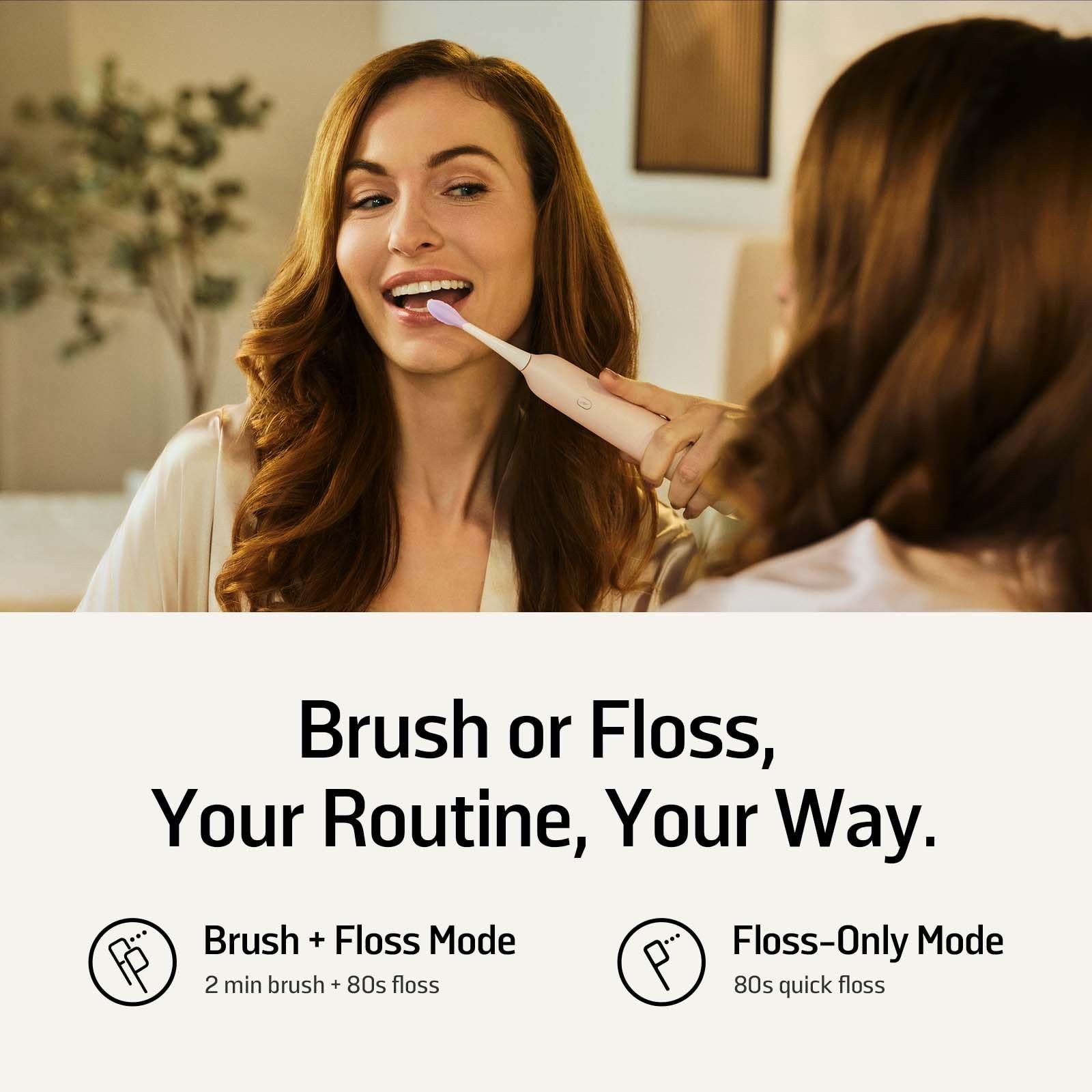 Soocas NEOS II Ultra – Electric Toothbrush with Water Flosser Champagne Gold