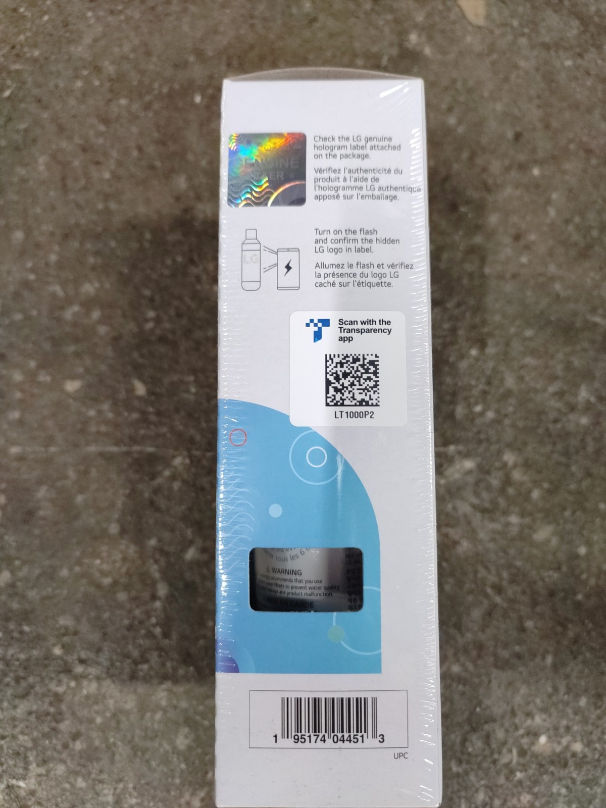 2 pack Genuine LG LT1000P2 Refrigerator Water Filter ADQ747935 **NEW SEALED**