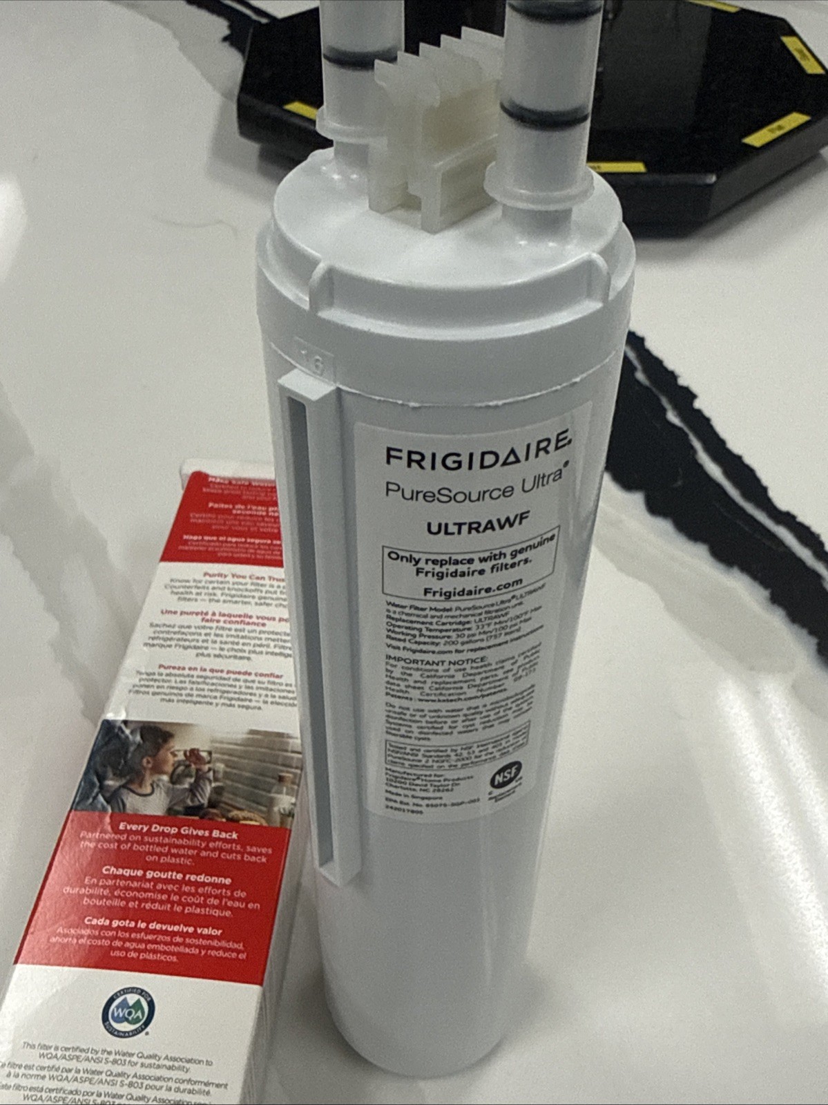 Genuine Frigidaire ULTRAWF Pure Source Ultra Refrigerator Water Filter White