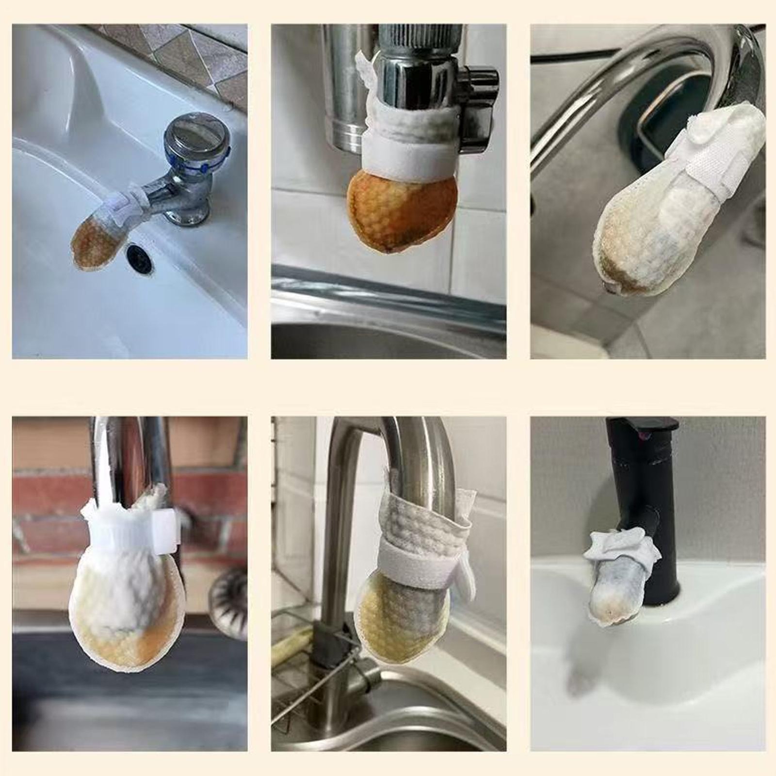 30-100x Mesh Faucet Filter Cotton Bag,Universal Anti-Splash Water Filter Kitchen