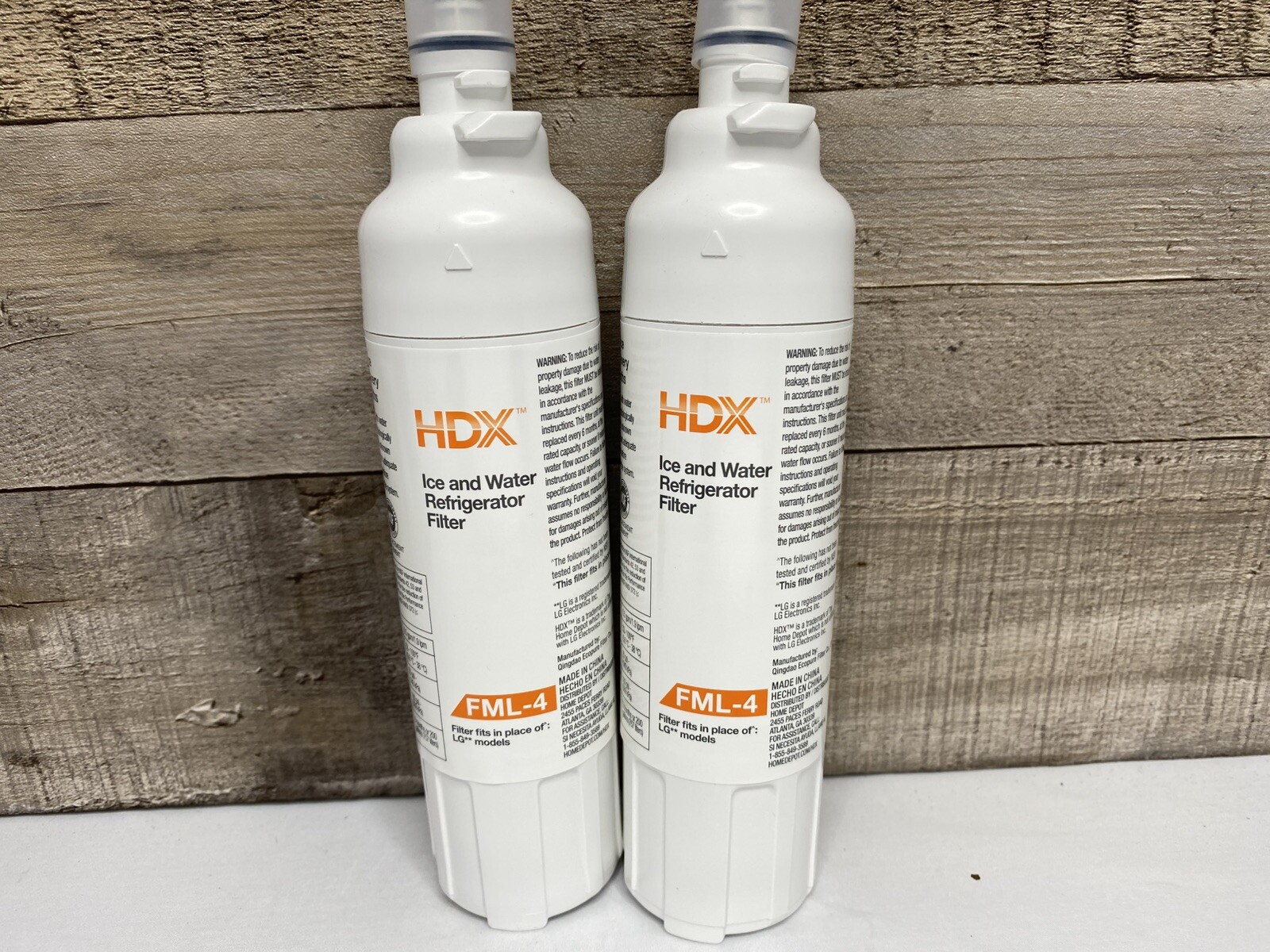 HDX FML-4 Ice and Water Refrigerator Filter Replacement For LG LT800P ( 2 Pack )