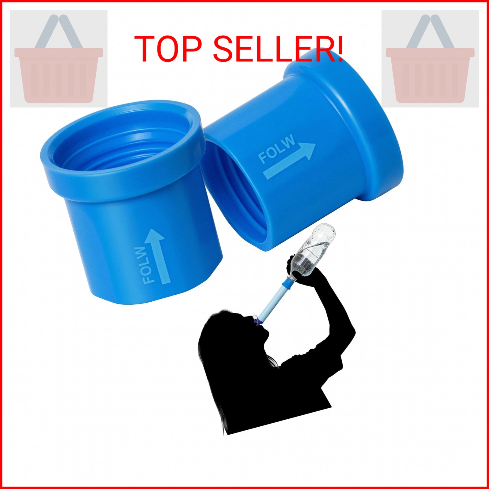 2 Pcs Water Filter Coupling Compatible with LifeStraw, Easy Drinking & Sharing,