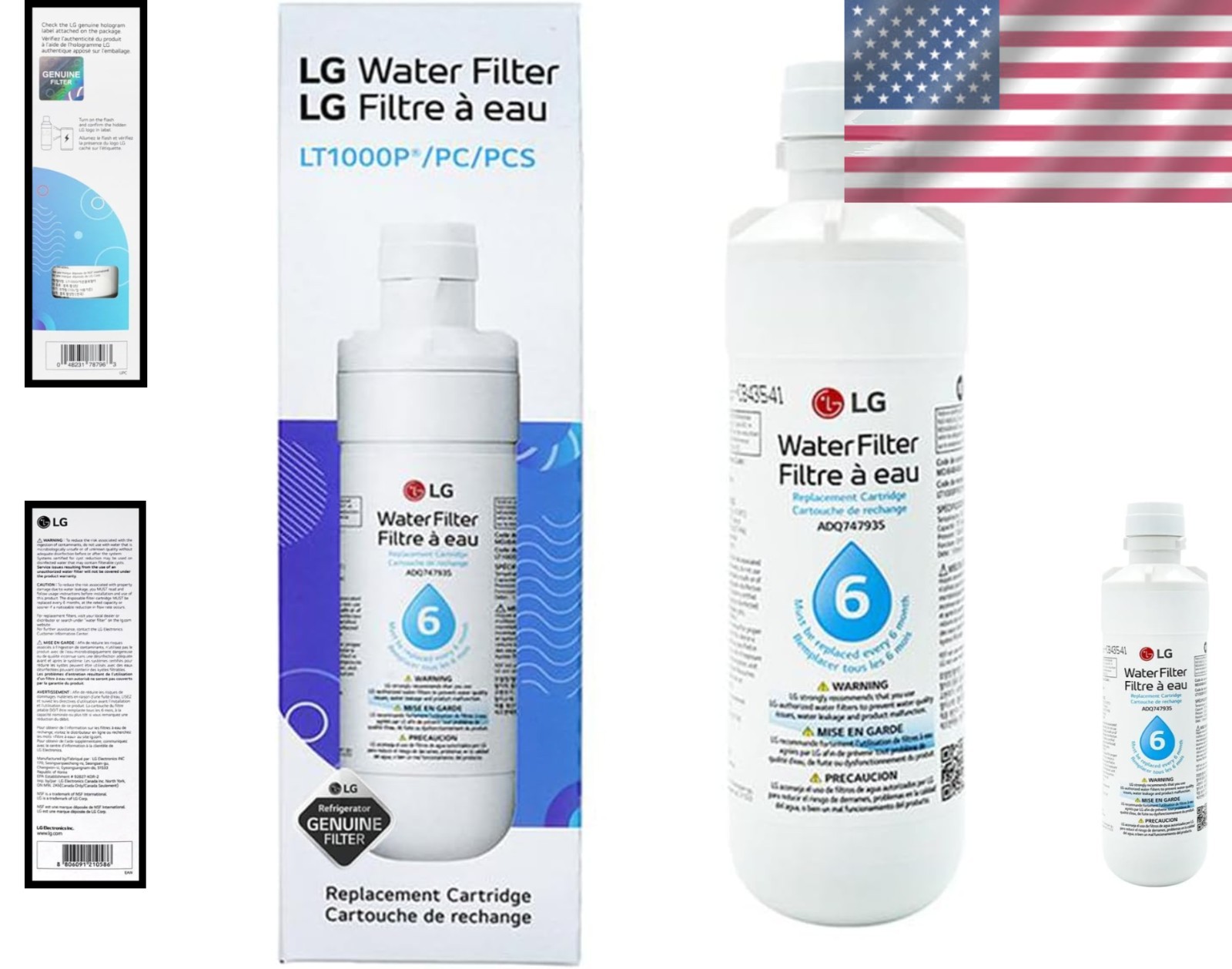 Genuine OEM LT1000P Water Filter – NSF Certified for Cleaner, Safe Drinking