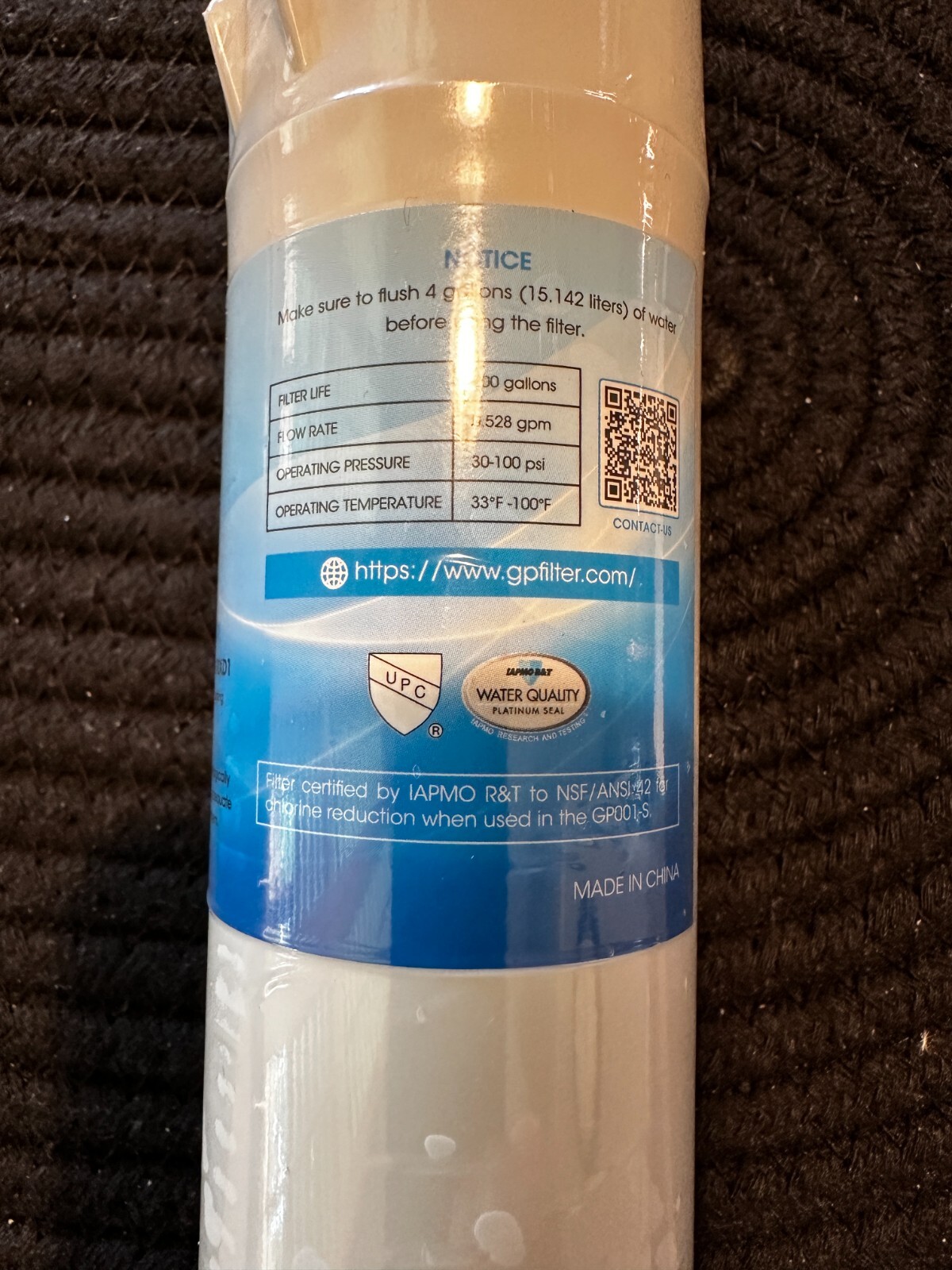 Glacialpure Refrigerator water filter #1. See description for fitment,brand new.