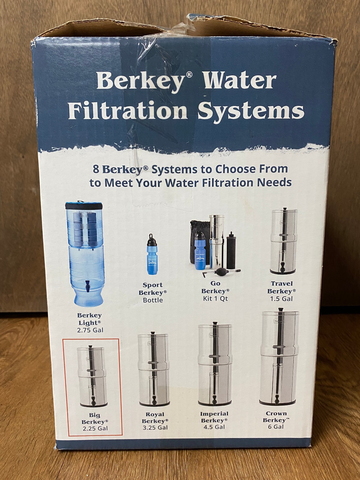 Big Berkey Water Filter System Stainless Steel Spigot 2.25 Gallons – READ