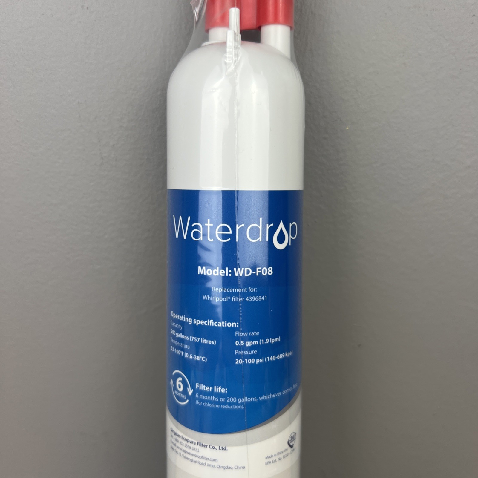 Waterdrop WD-F08 Fridge Filter Replacement for Kenmore 46-9083 46-9030