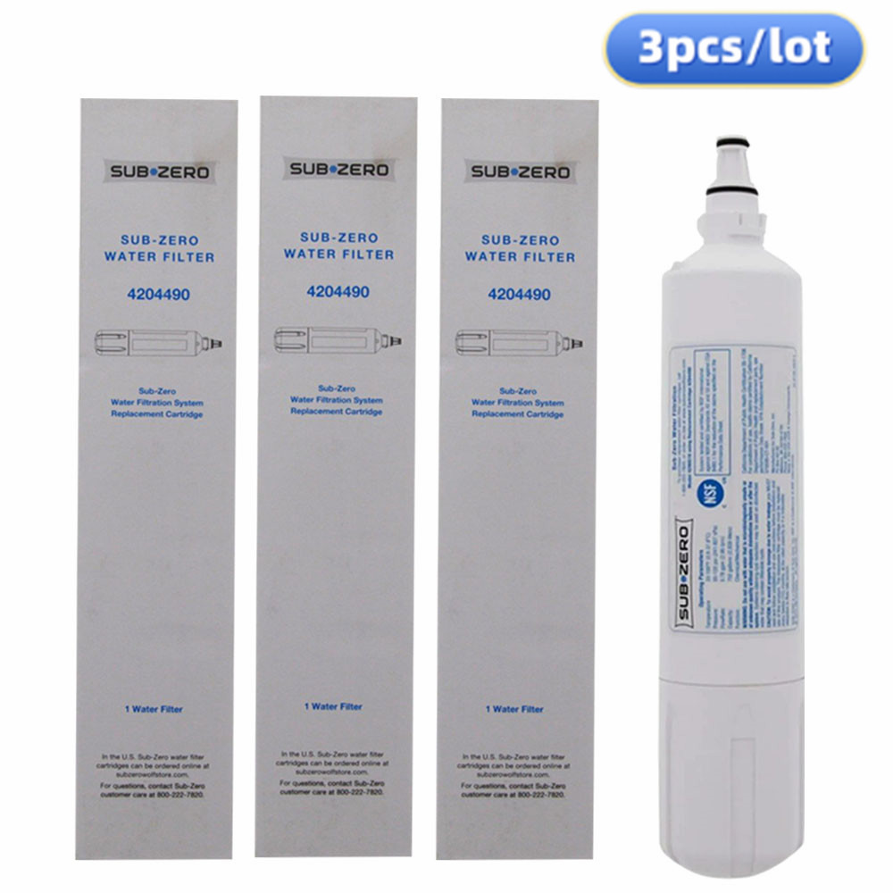 3 Packs SUB-ZERO 4204490 Refrigerator Water Filter