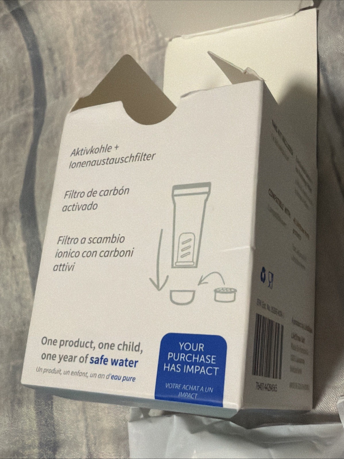LifeStraw Home Replacement Water Filters 2 Pack Activated Carbon Ion Exchange