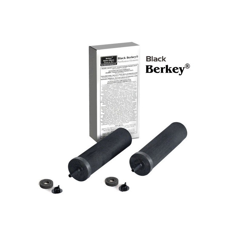 Berkey BB9-2 Black Filters + PF-2 Fluoride Filters Combo Set 4 Pack NEW