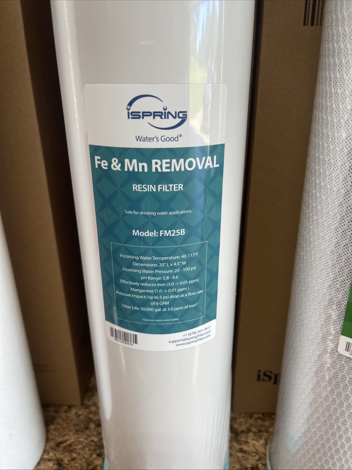 F3WGB32BM 4.5” X 20” 3-Stage Whole House Water Filter Set Replacement Pack with