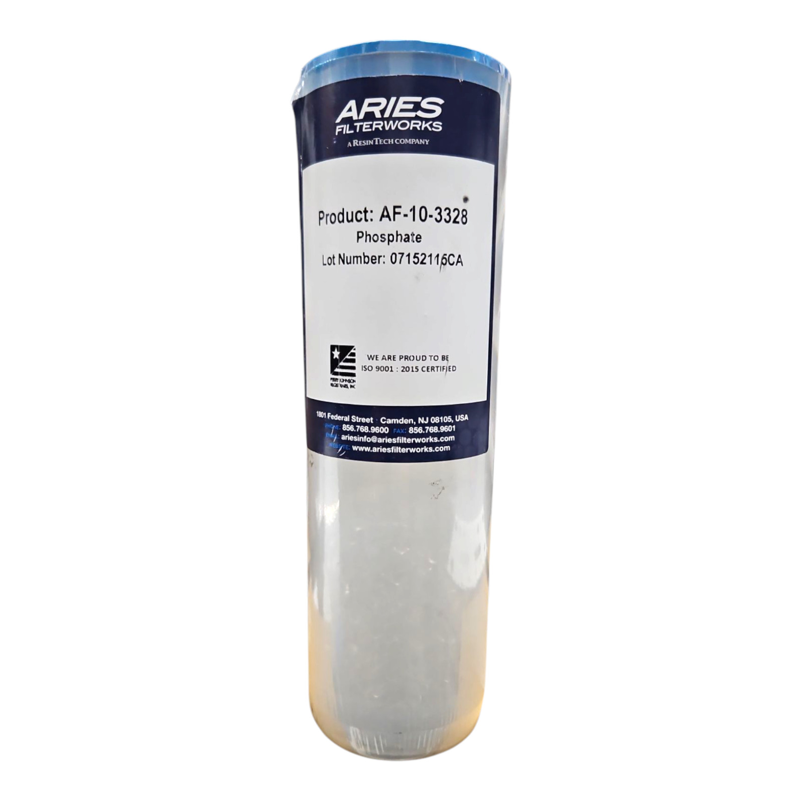 Aries 1lb Phosphate Filter Cartridge ( AF-10-3328 ) Size 2.5″x10″