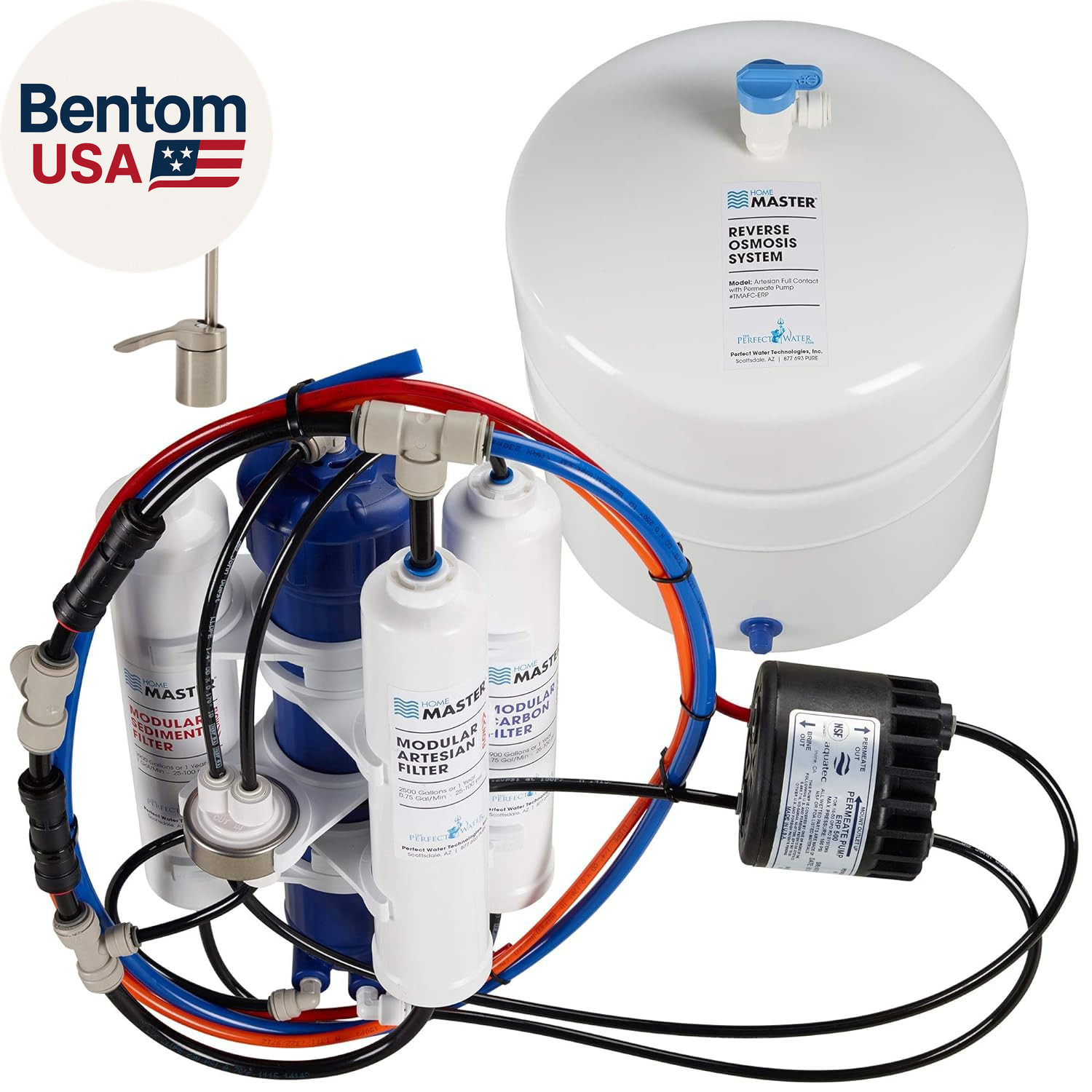 TMAFC-ERP Artesian Full Contact Reverse Osmosis System, 7-Stages, Patented 2-Pas