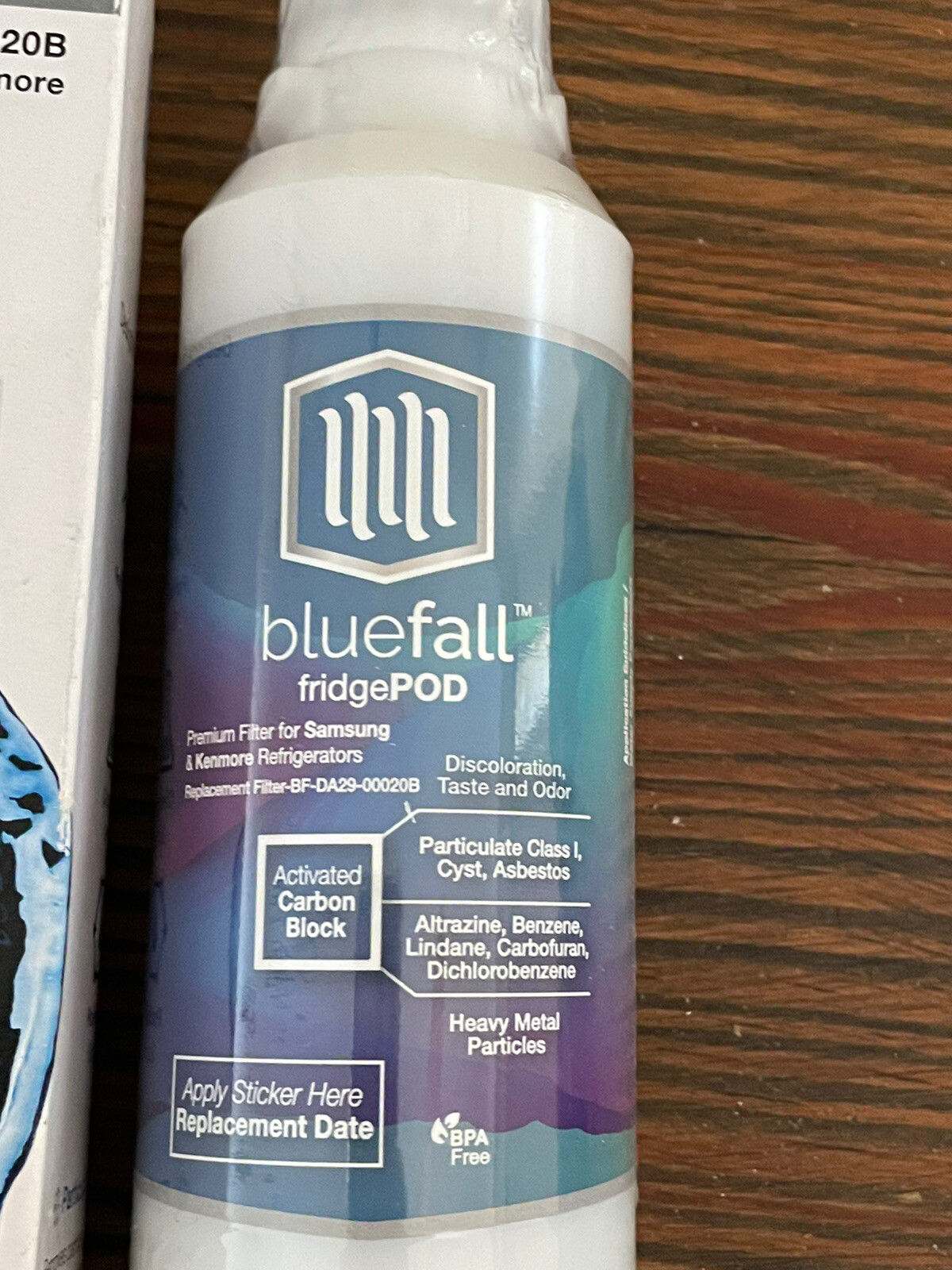 New BlueFall DA29-00020B FridgePod Premium Filer Replacement for Samsung/Kenmore