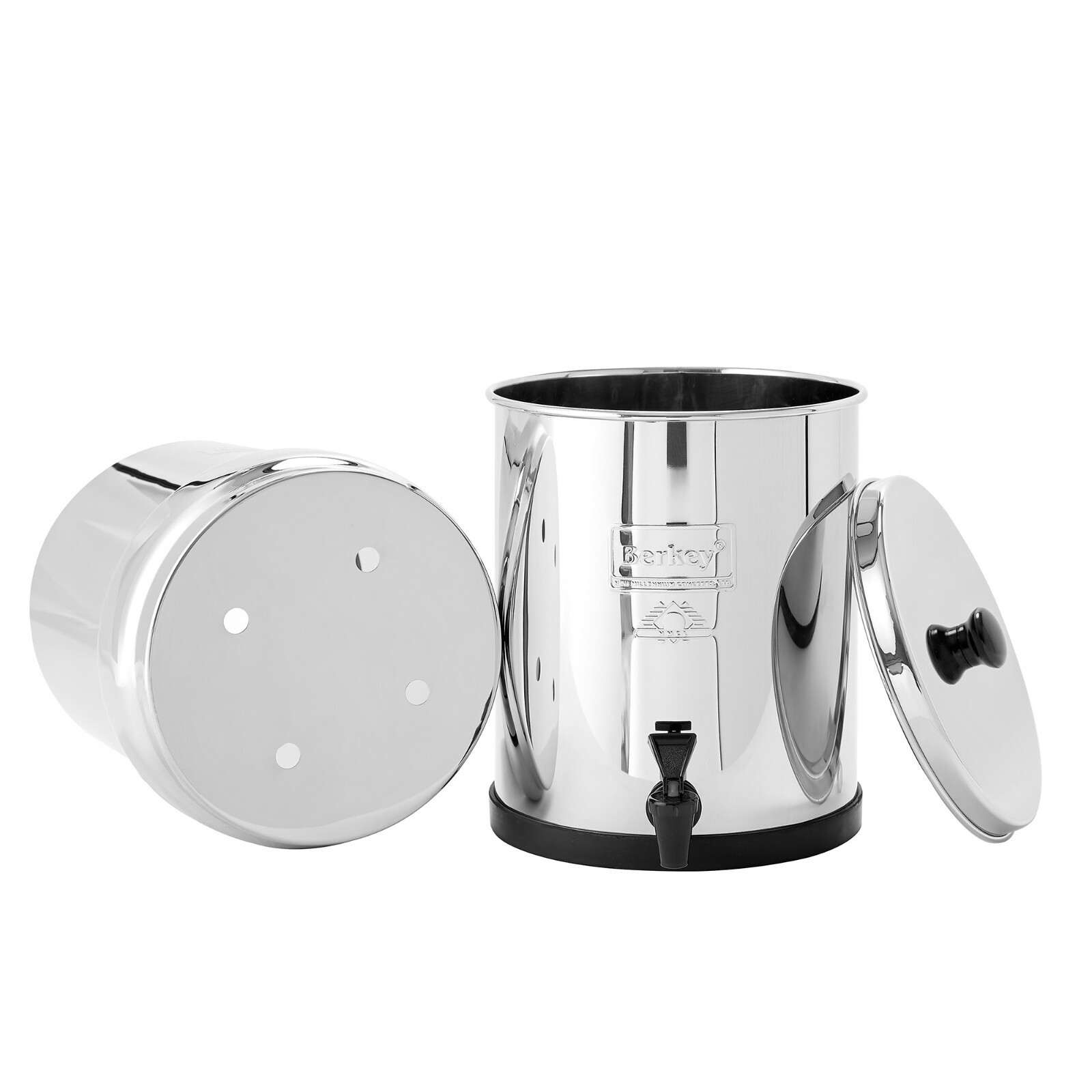 Big Berkey Water Filter w/ 2 Black Berkey Elements – Dealer Refrb