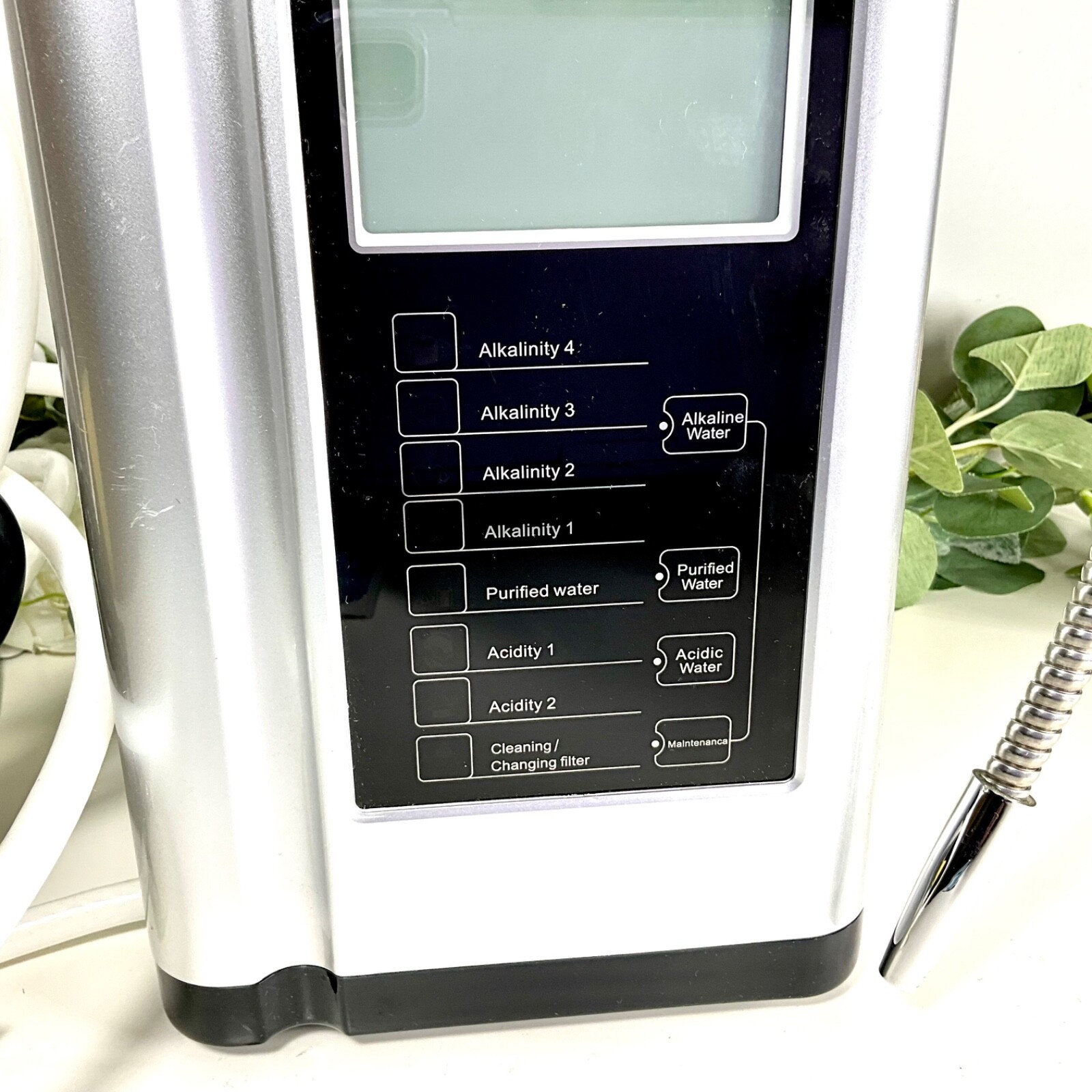 MULTIFUNCTIONAL WATER Ionizer PH 2.8-11 LCD Touch Control Alkaline Acidic