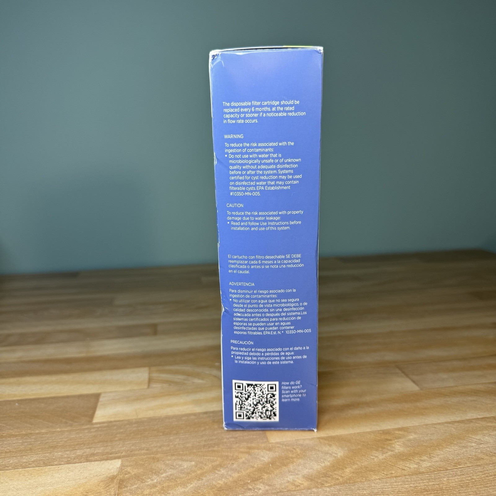 1 GE Genuine MSWF SmartWater Refrigerator Water Ice Filter Cartridge OEM SEALED