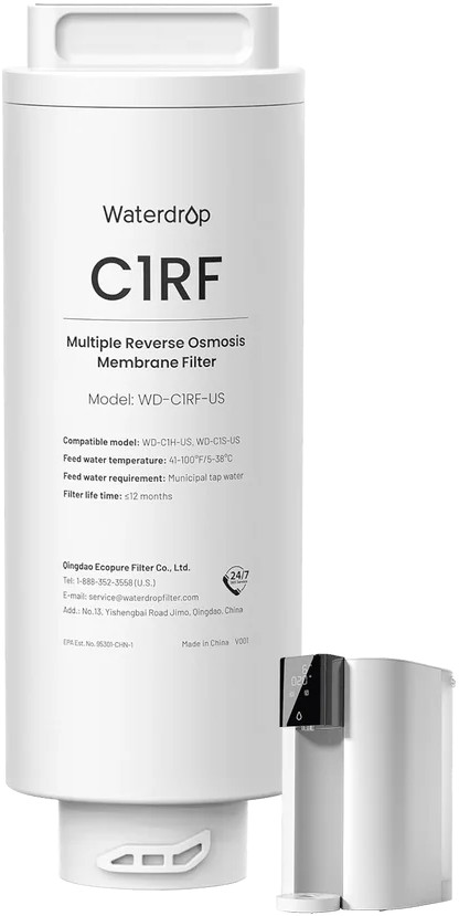 Waterdrop C1RF Water Filter for WD-C1S and WD-C1H Countertop RO System