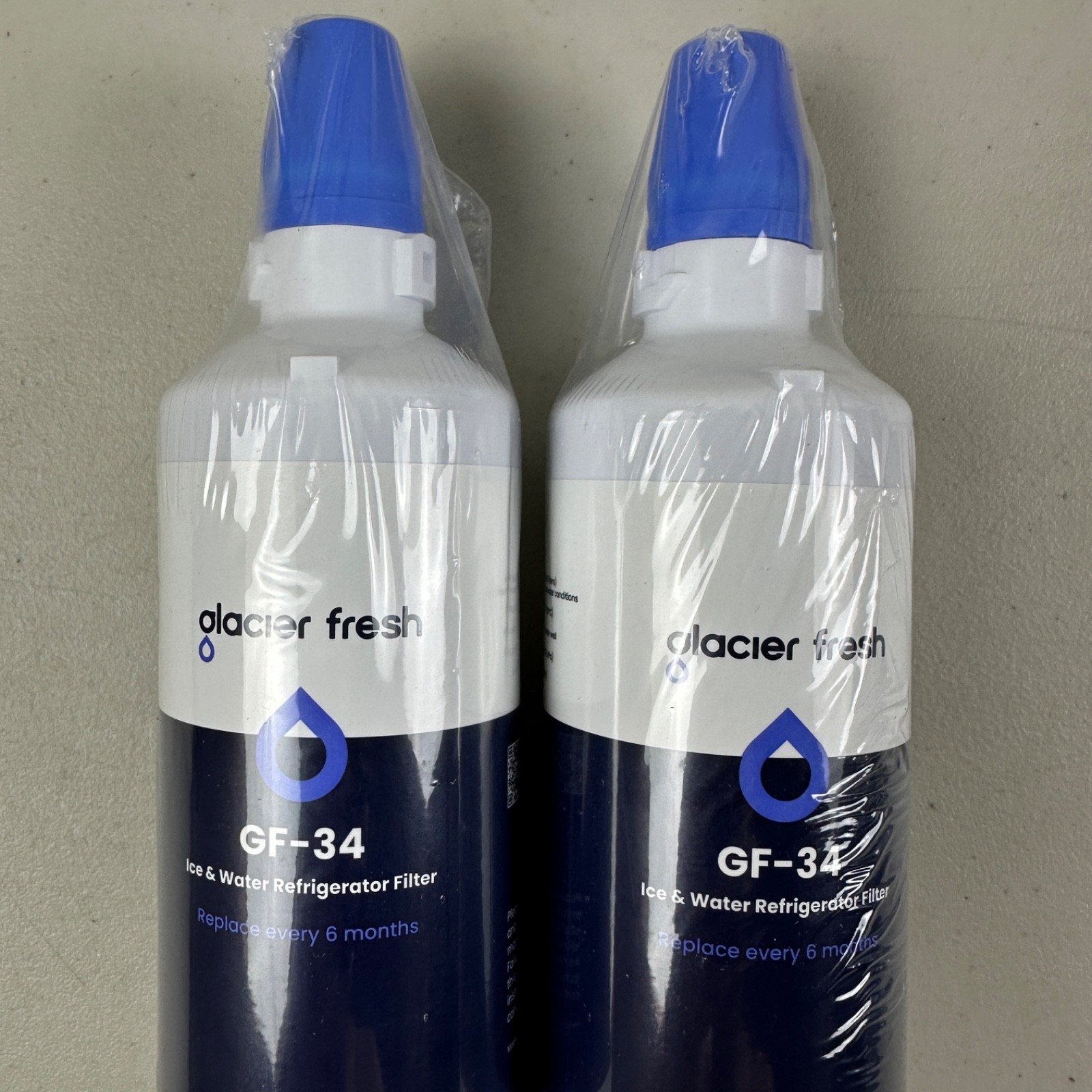 2 PACK GLACIER FRESH for 7012333 Ice Maker Water Filter Sub-Zero GF-34