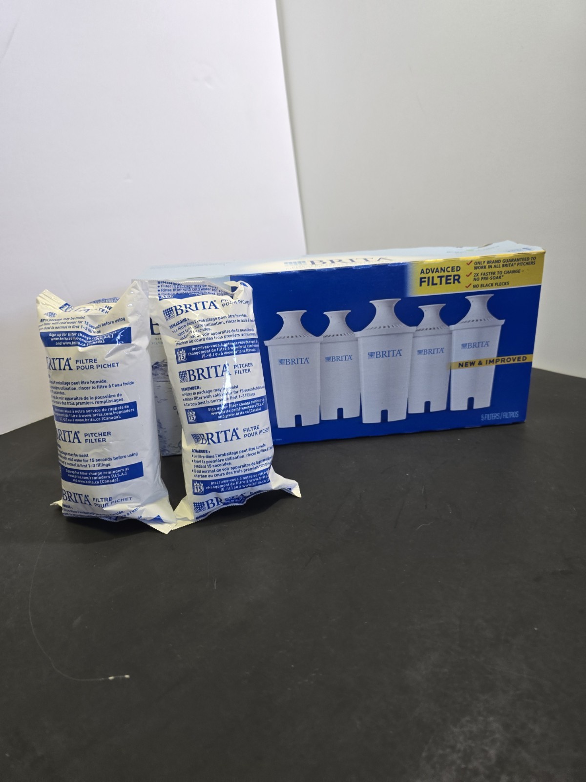 BRITA Standard Replacement Filters BRAND NEW. 5 In Box +2