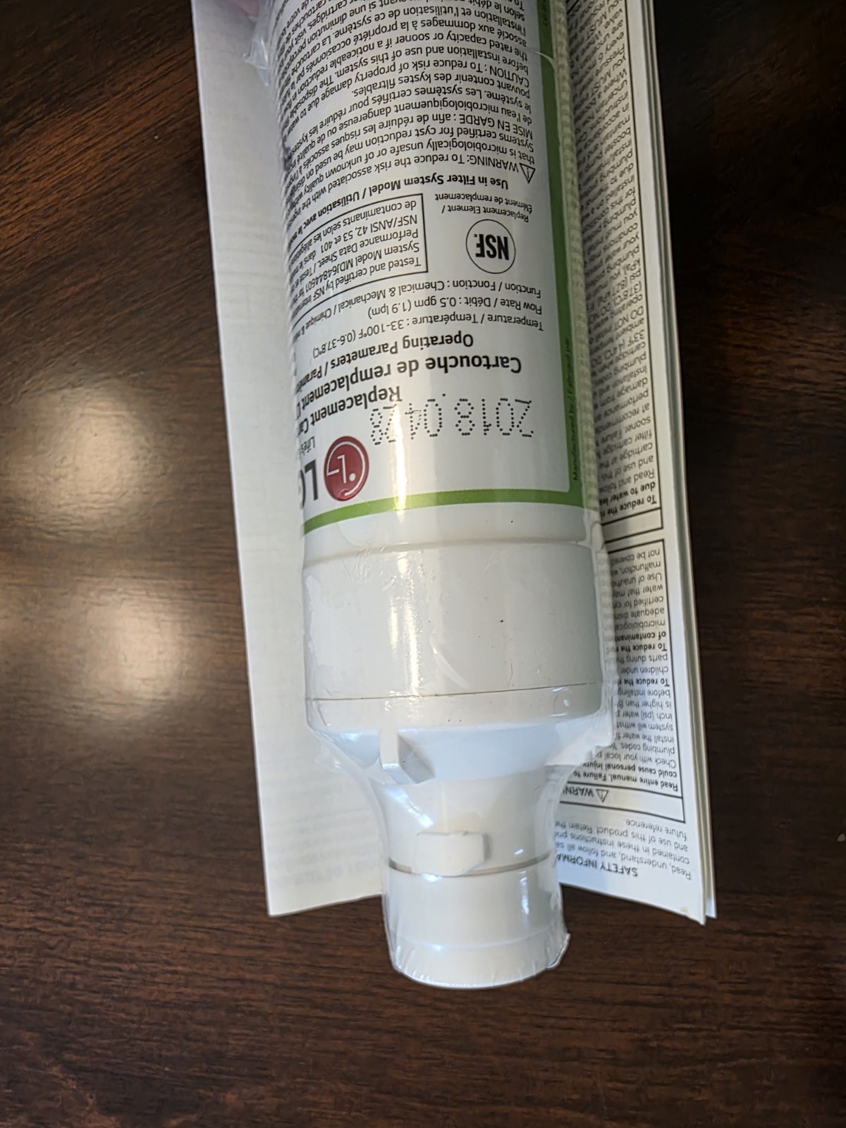 Genuine LG LT1000P Refrigerator Water Filter NEW NIB Sealed ADQ74793501 200Gal