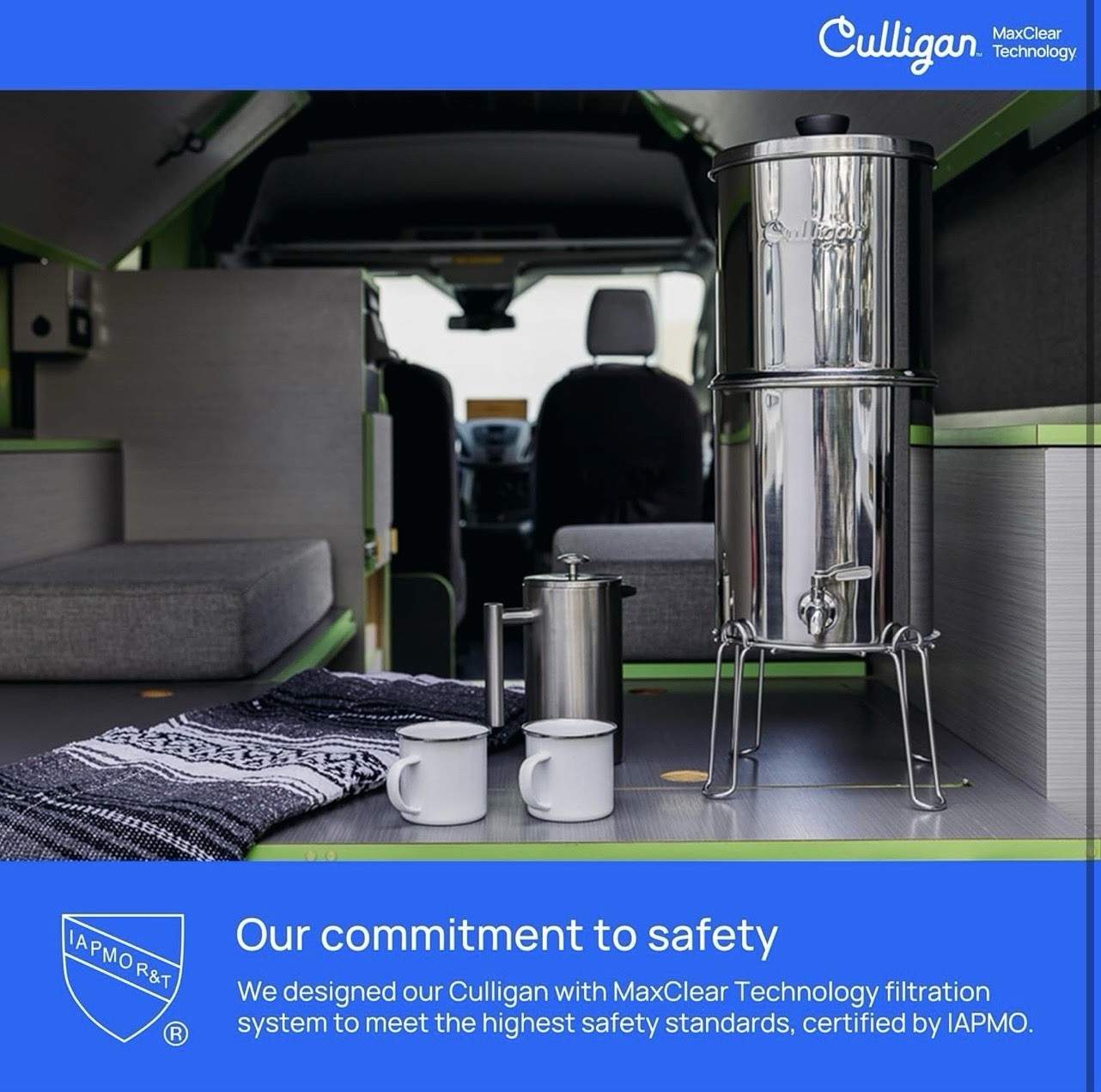 Culligan MaxClear 7in Gravity Water Filter 4 Pack Compatible ProOne & Berkey