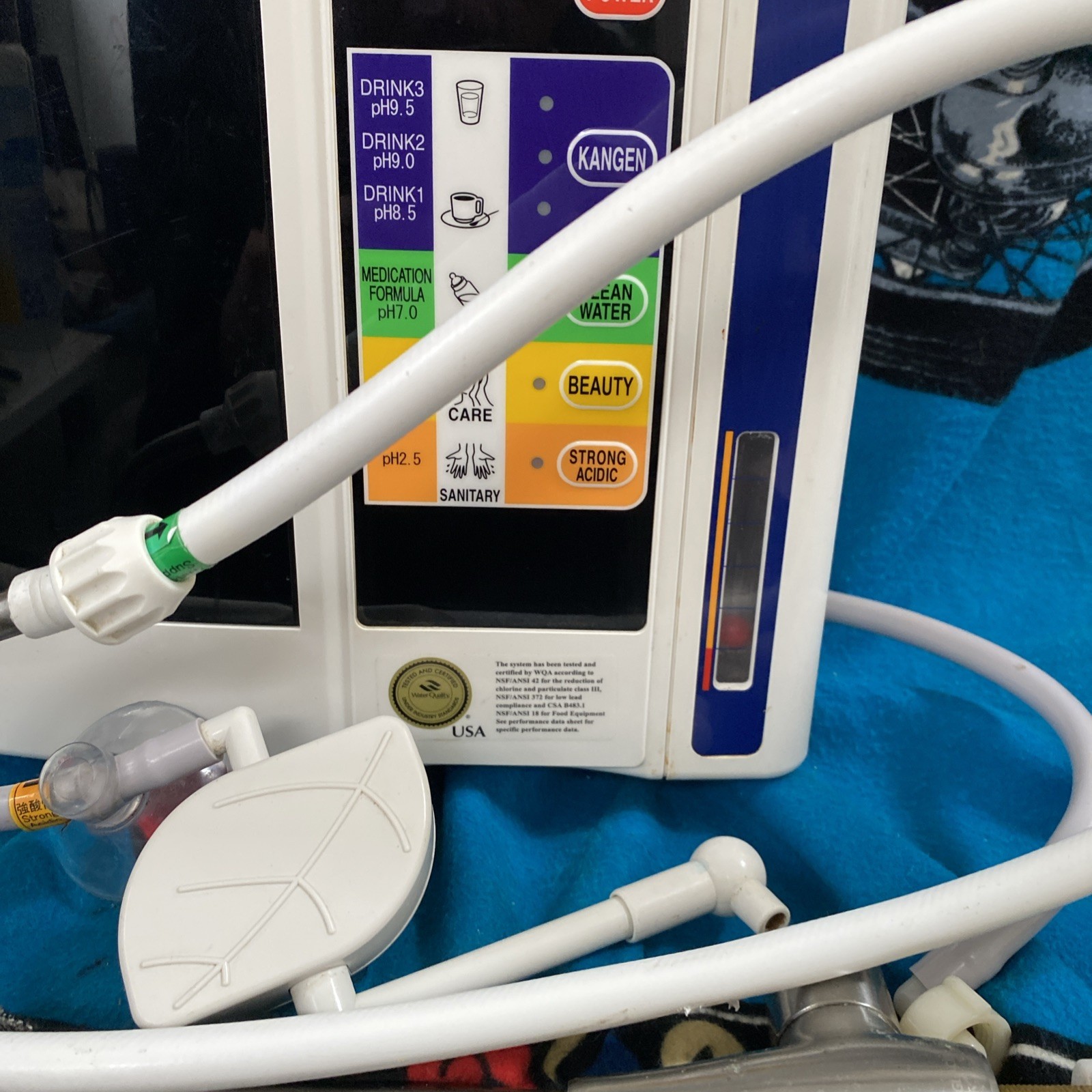 Leveluk SD501 Kangen Water machine by Enagic W Hoses No filter Tested Read