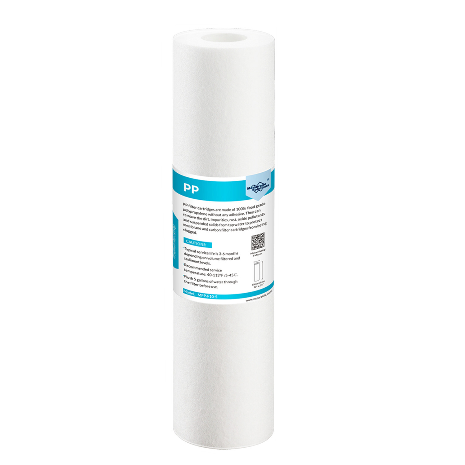 3-Stage Whole House Water Filter Housing System & Spin Down Filtration Cartridge