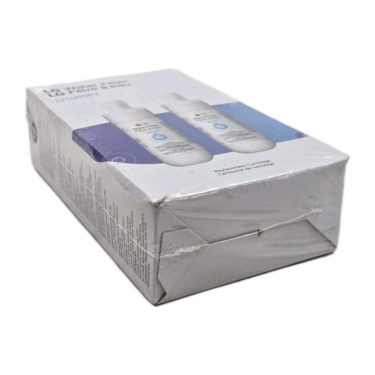 LG LT1000P2 6-Month / 200 Gallon Refrigerator Replacement Water Filter 2 Pack