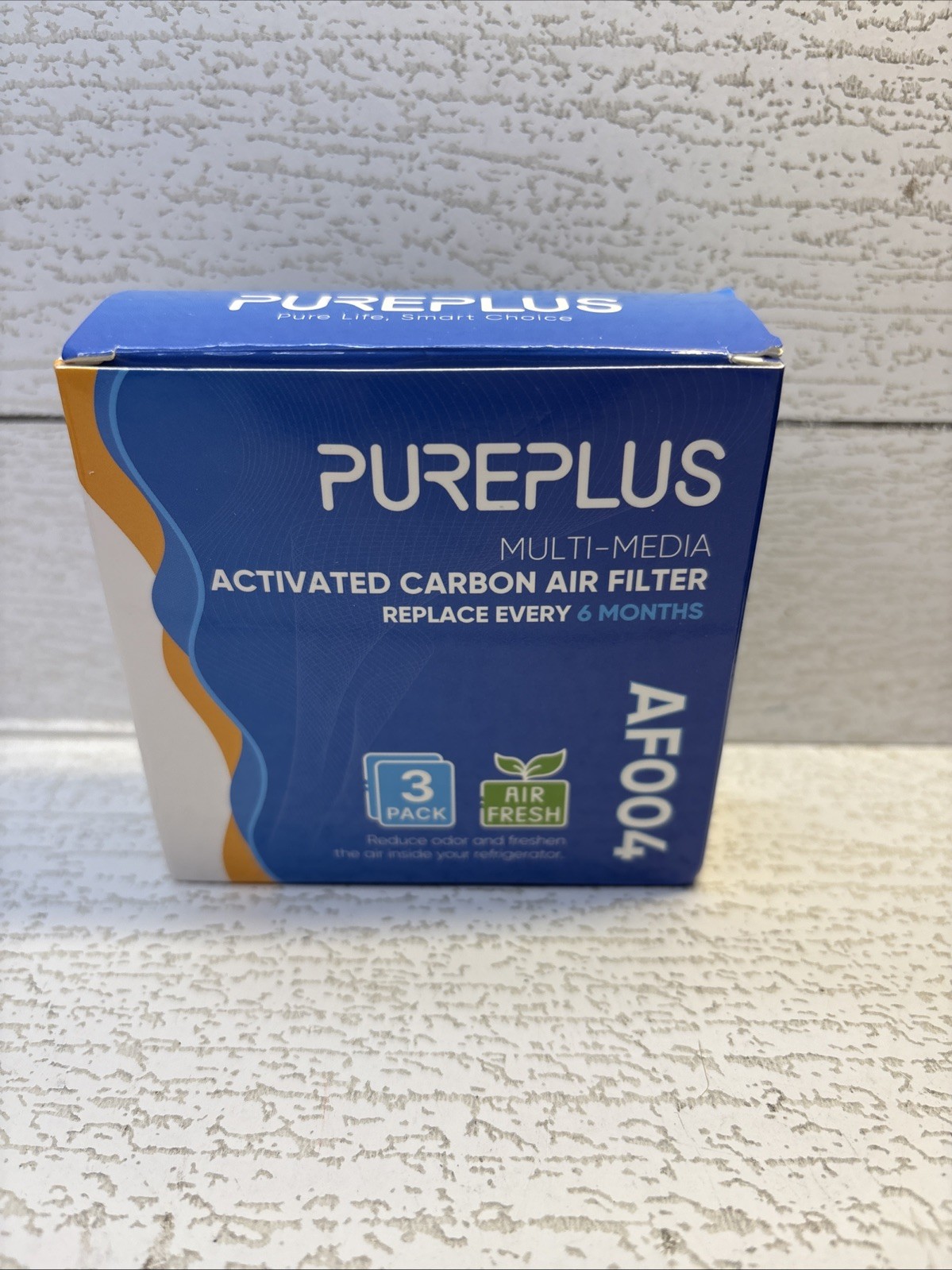 3 Pack Pureplus Refrigerator Water Filter RWF4700AC + 3 Pack AF004 Air Filter