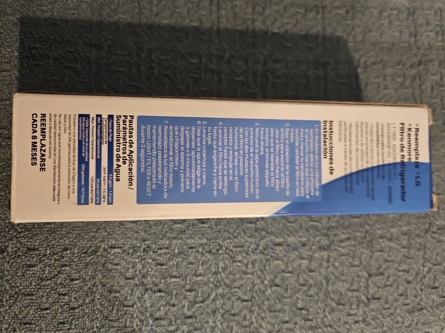 IcePure Refrigerator Water Filter RWF4700A LG Kenmore LT1000P NIB