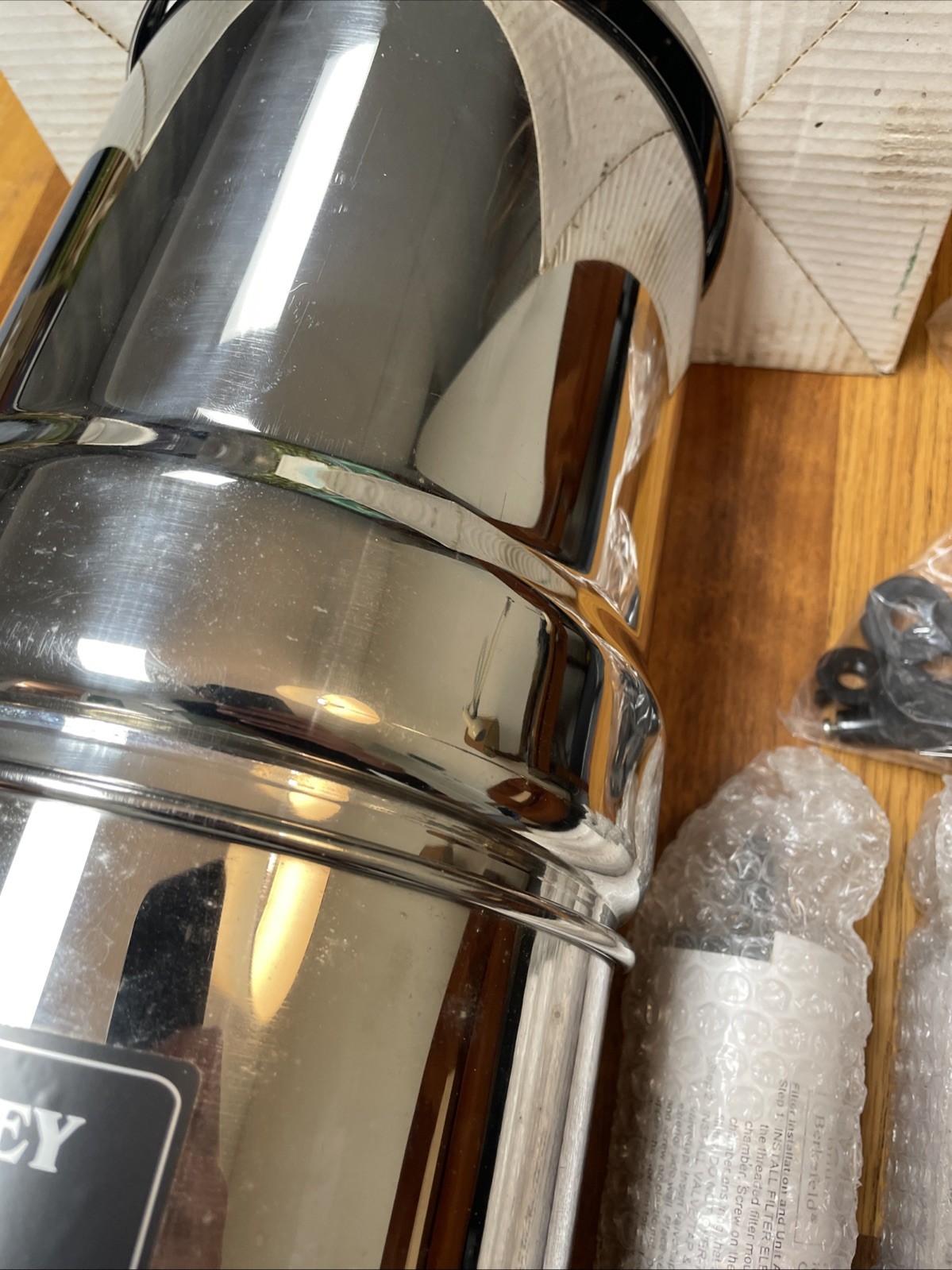 Big Berkey SS Water Filter 2.25 Gallon Stainless System British Berkefeld