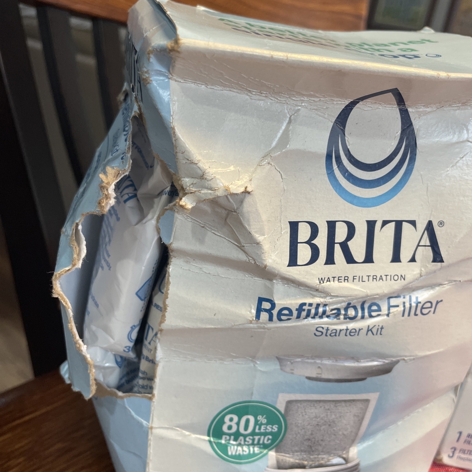 NEW torn packaging Brita Refillable Water Filter Starter Kit X 2 Pack