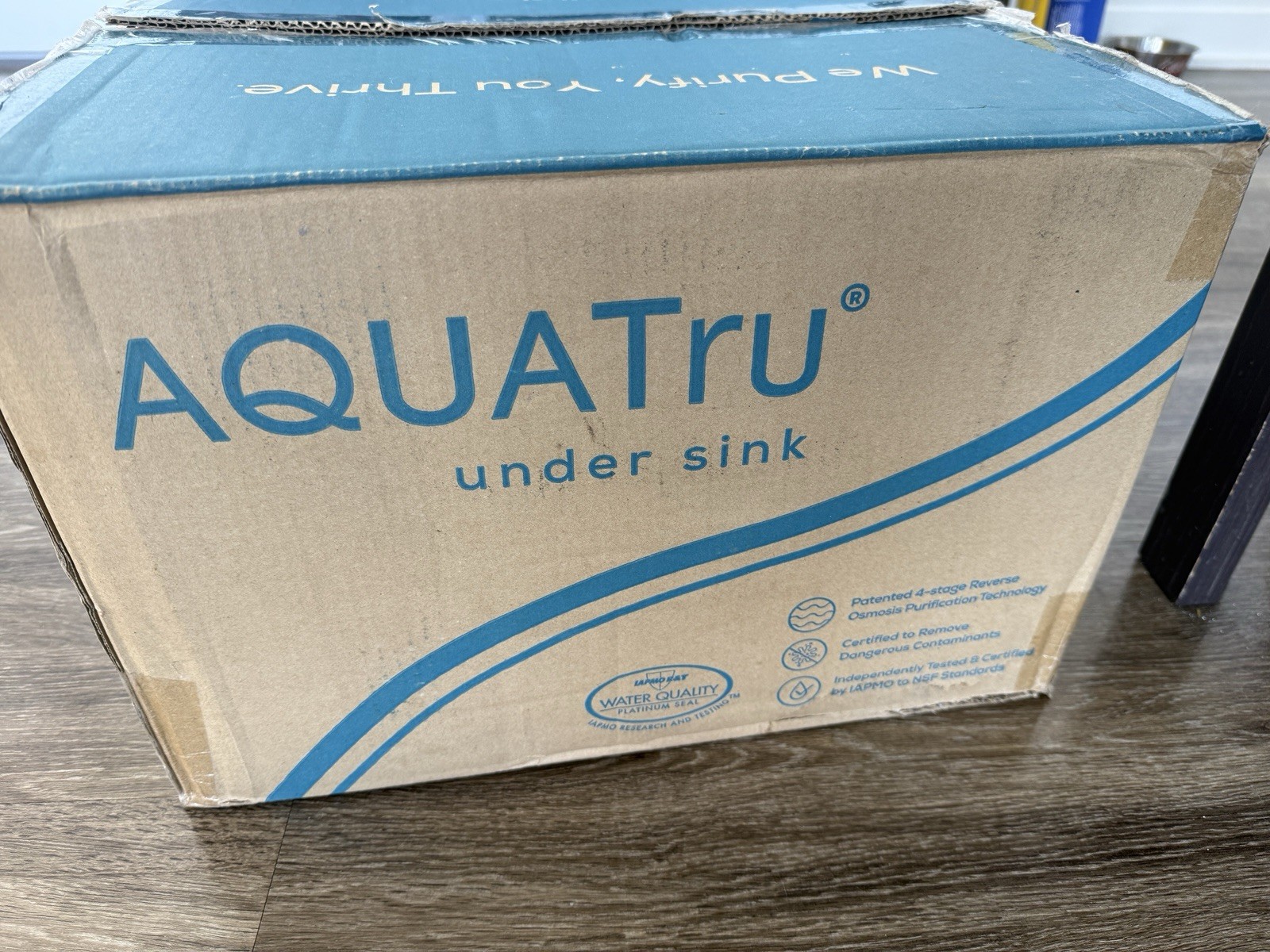 New AquaTru Under Sink Reverse Osmosis with filter water filtration system
